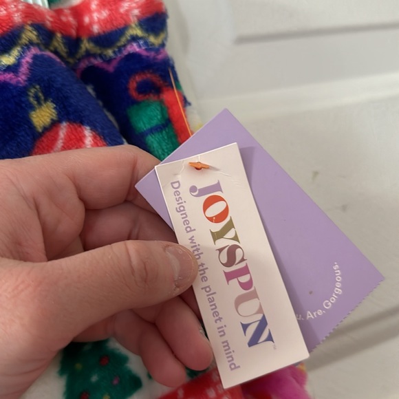 JOYSPUN FLEECE PJ PANTS: CHRISTMAS PRINT: NEW WITH TAGS: SIZE 3X - Picture 4 of 6